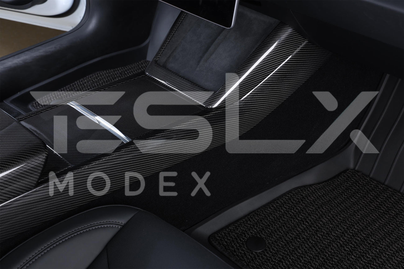 Tesla Model 3 Highland / Model Y Carbon Fiber Interior Center Console Frame 2024-Up