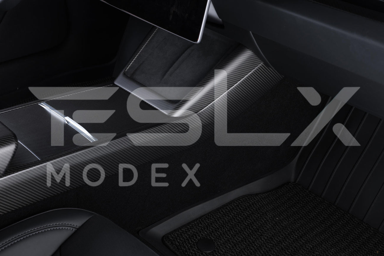 Tesla Model 3 Highland / Model Y Carbon Fiber Interior Center Console Frame 2024-Up