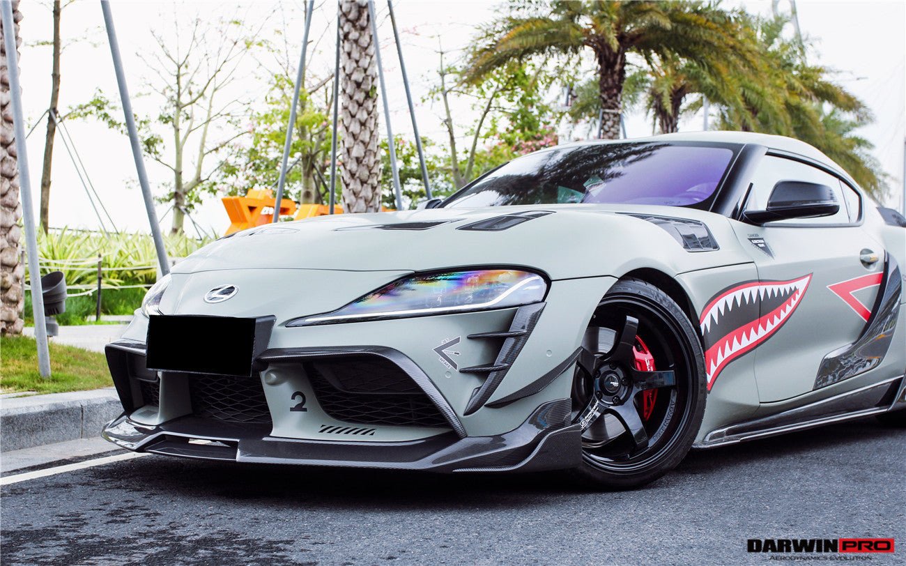 2019 - 2025 Toyota GR Supra (J29 & DB) A90 A91 BKSS Style Carbon Fiber Front Lip