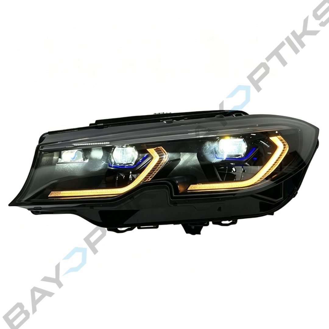 BMW G20 3 Series Black Shadow RGB Style Headlights 2020-2022