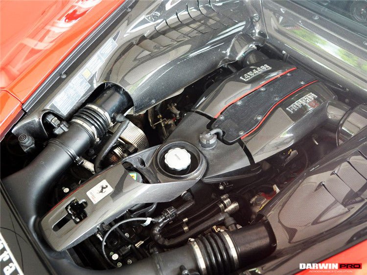 2015 - 2020 Ferrari 488 GTB/Spyder Dry Carbon Fiber Engine Cover Replacement