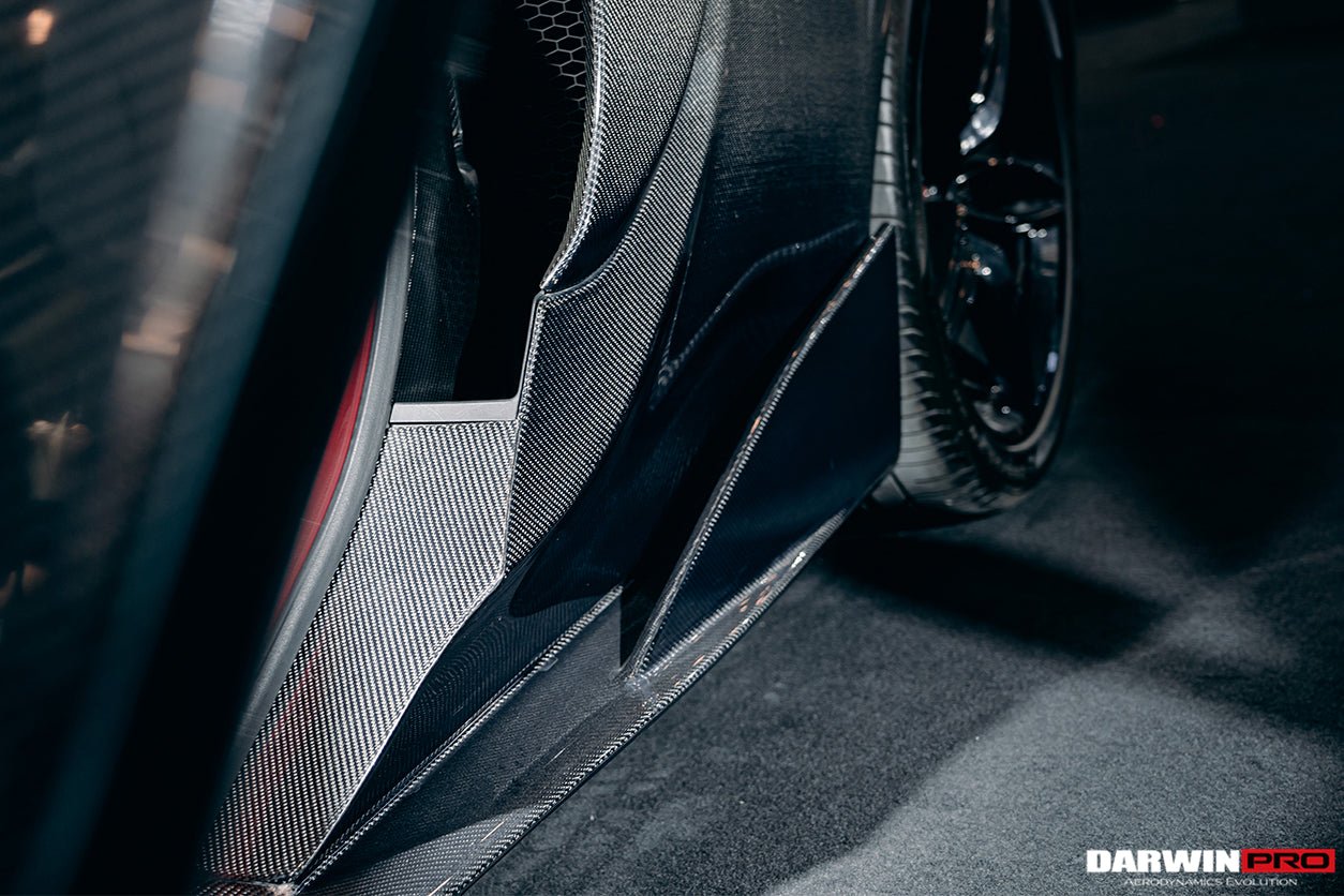 2015 - 2021 McLaren 600lt 540C 570S Cabon Fiber Side Skirts Under Board