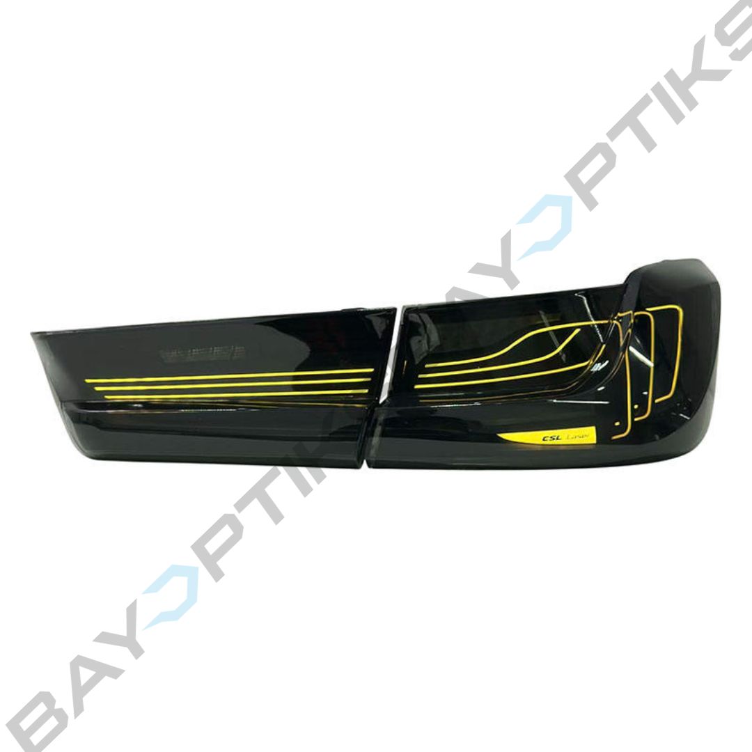 BMW G20 3 Series Smoked CSL Style RGB Multi-Color LED Taillights 2019-2023