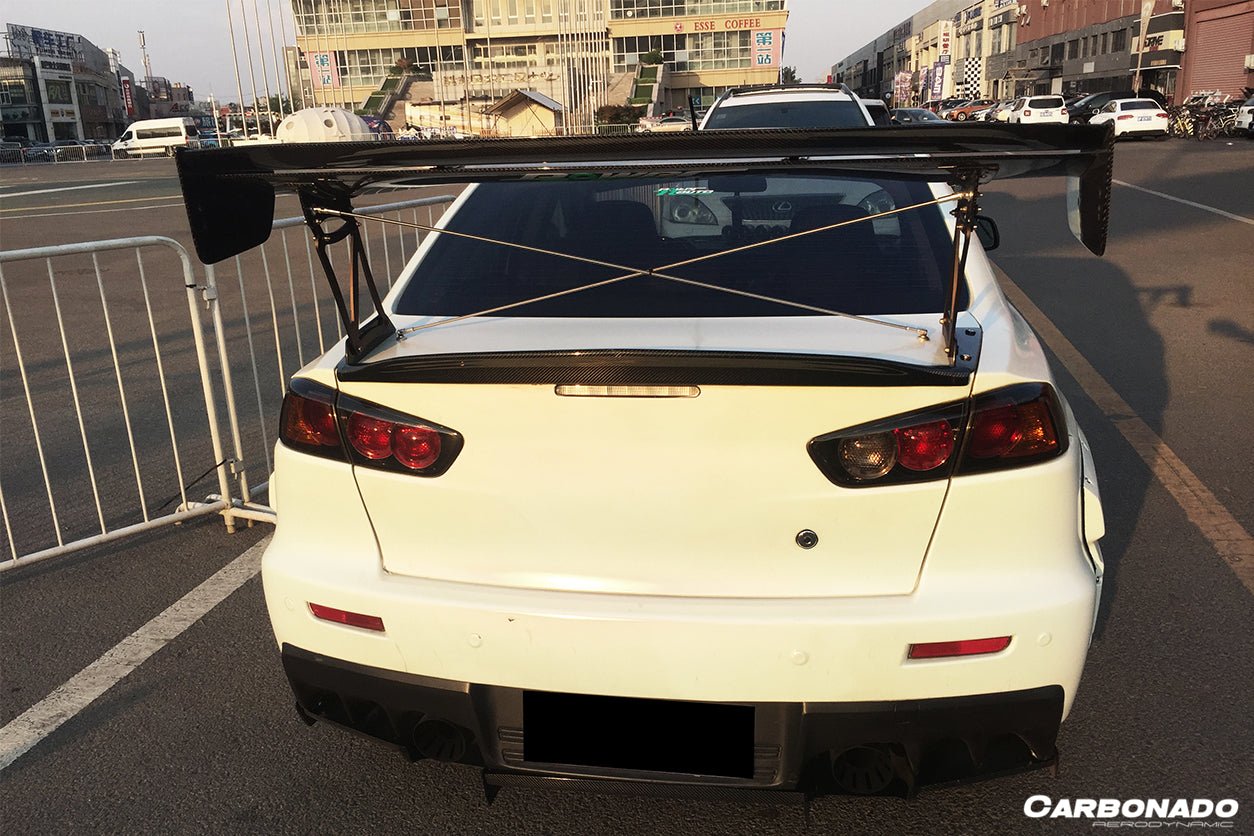 2007 - 2016 Mitsubishi Evo10 VTC Style Carbon Fiber Trunk Spoiler Wing