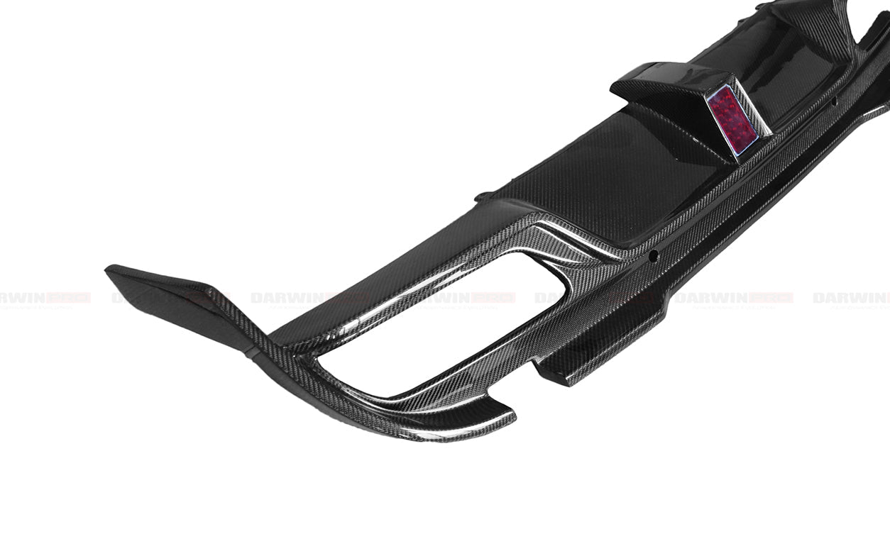 2015 - 2021 Mercedes Benz W205 C63/S AMG Sedan IMP Performance Carbon Fiber Rear Diffuser w/ Caps