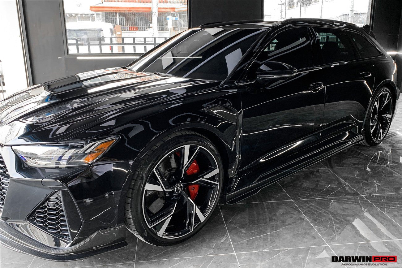 2019 - 2025 Audi RS6 Avant C8 & RS7 Quattro BKSS Style Side Skirts