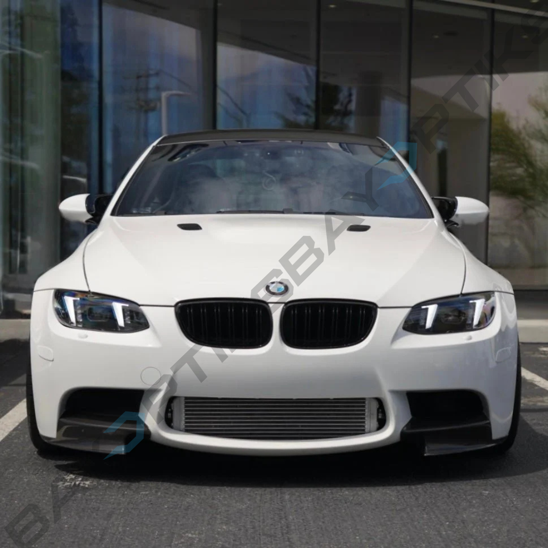 BMW E90 E92 M3 & 3 Series Coupe CSL Yellow/White Snake Eyes Style Headlights 2007–2013