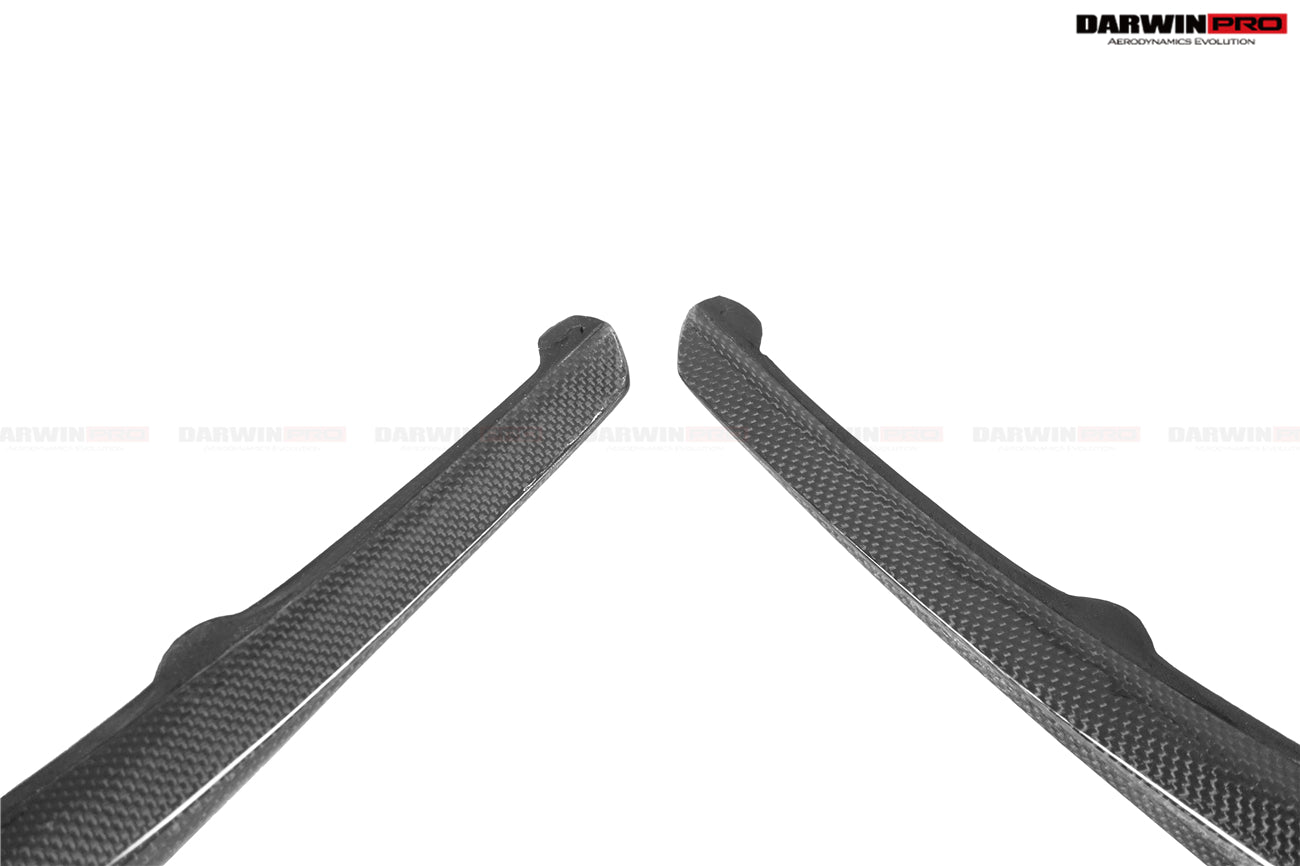 2018 - 2022 Ferrari 488 Pista Carbon Fiber Front Bumper Vent Canards