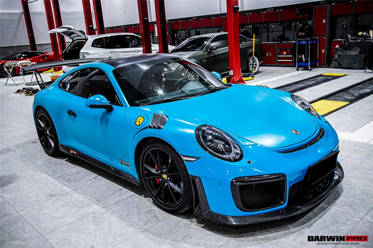 2016 - 2019 Porsche 911 991.2 Carrera &Targa 4 & 4S GT2RS Style Partial Carbon Fiber Front Bumper