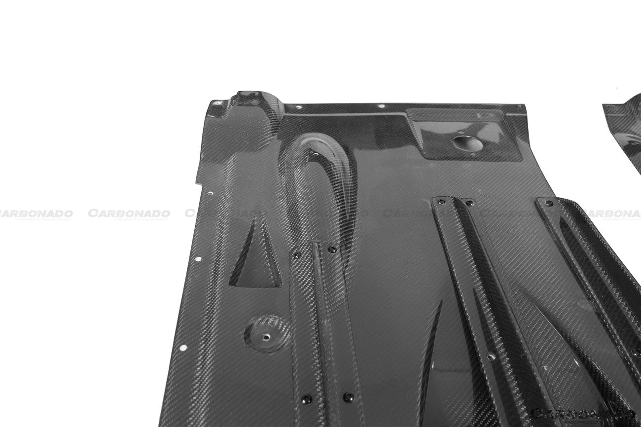 2008 - 2022 Nissan GTR R35 CBA/DBA/EBA TS Style Rear Bumper w/ Diffuser & Fins