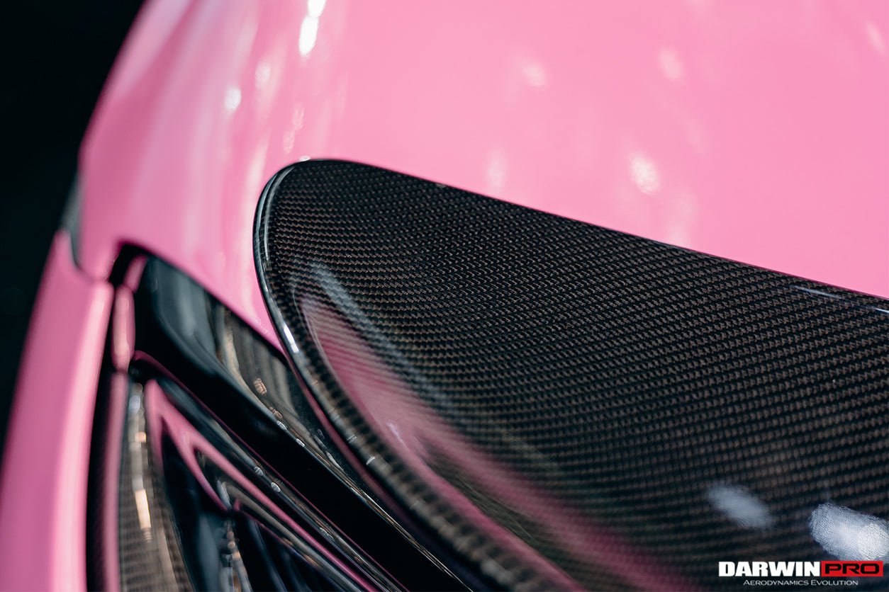 2015 - 2020 McLaren 540C & 570S & 570GT 600LT-Style Partial Carbon Fiber Rear Bumper with Diffuser and Trunk Spoiler and Engine Trunk and Exhaust