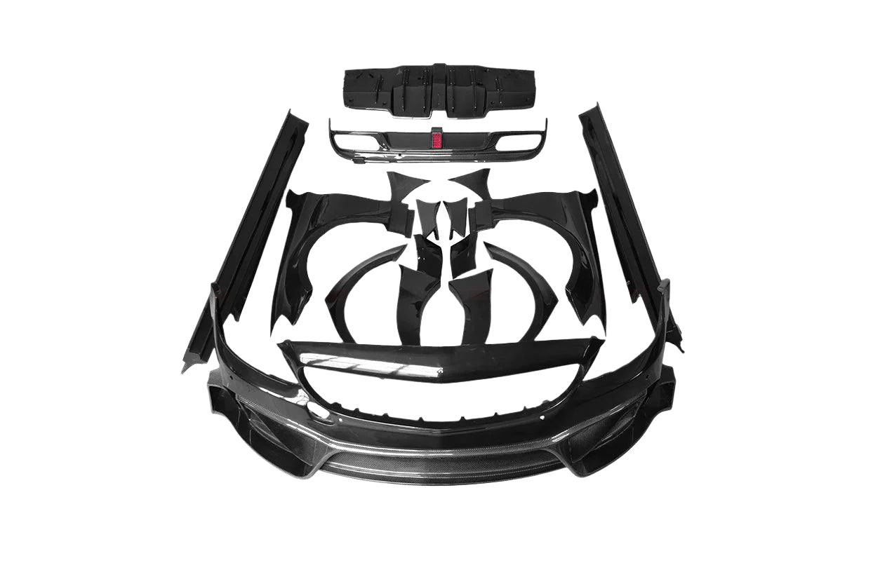 2015 - 2021 Mercedes Benz W205 C63 & S AMG Sedan IMP Performance Partial Carbon Fiber Full Body Kit