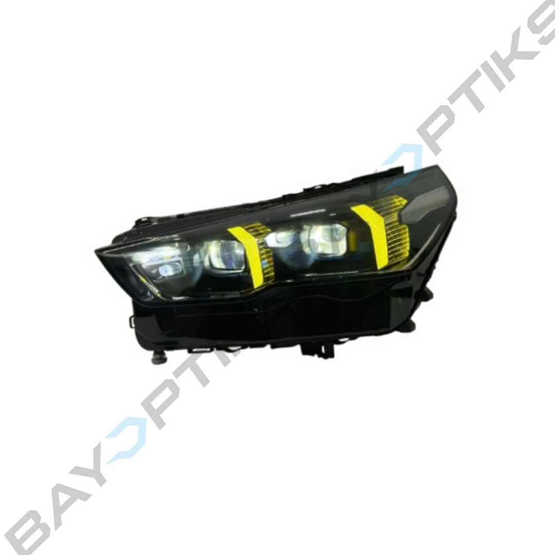 BMW 5 Series G68 Snake Eye Laser Style LED Headlights Yellow/White Dual Color 2024-2026