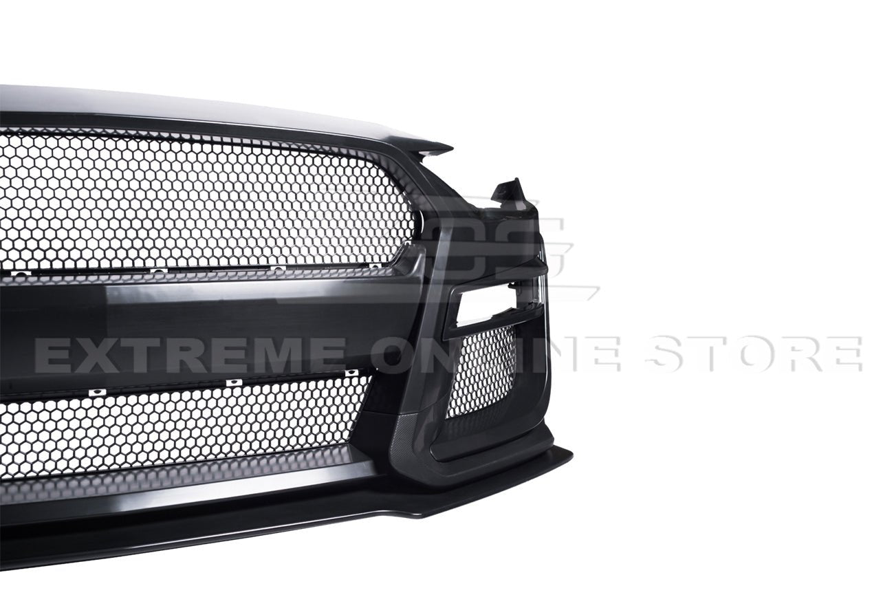 Ford Mustang S550 GT500 Style Conversion Full Body Kit Front Bumper Side Skirts High Wing 2015-2023