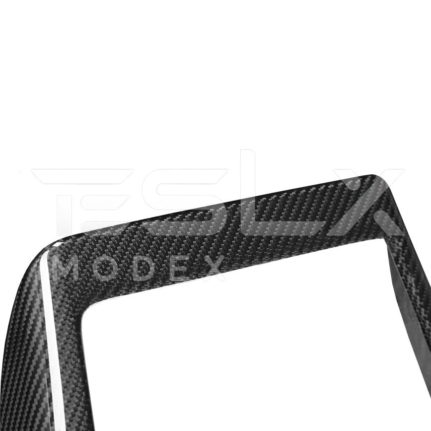 Tesla Model 3 Highland / Model Y Carbon Fiber Interior Center Console Frame 2024-Up