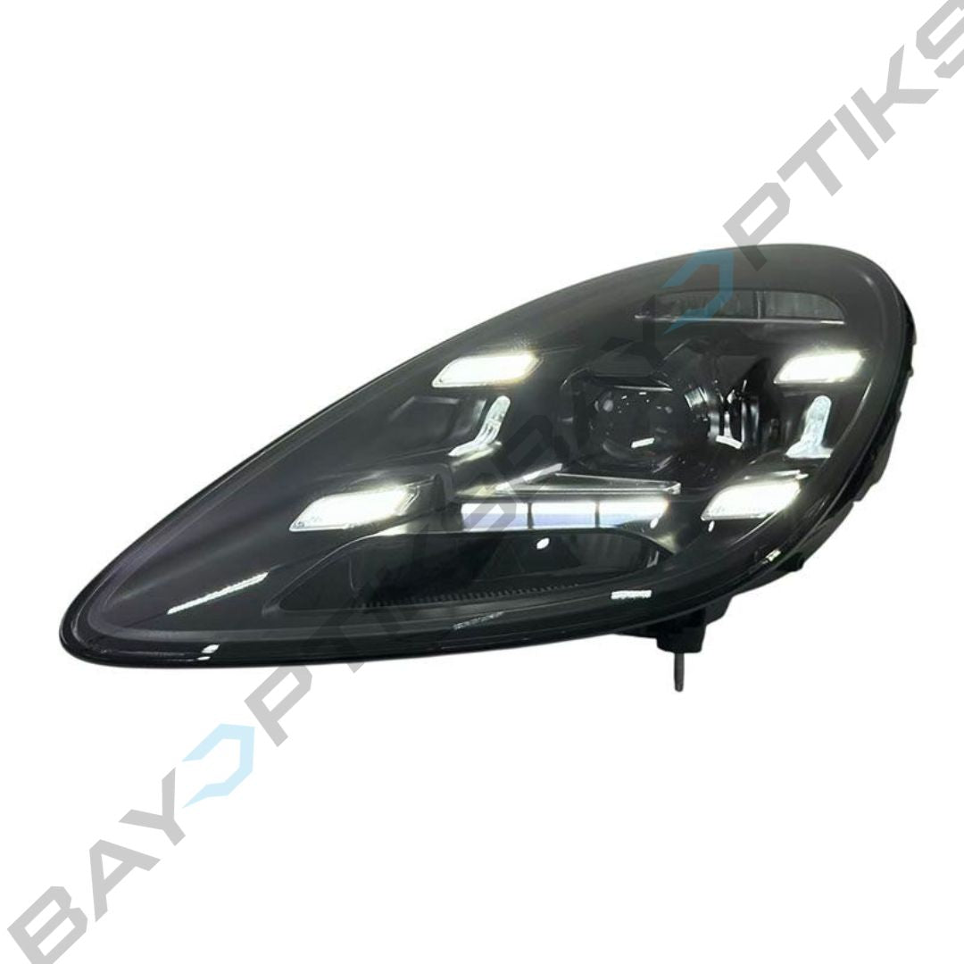 Porsche 982 718 Cayman Yellow White Switchable LED Front Lights 2017-2024