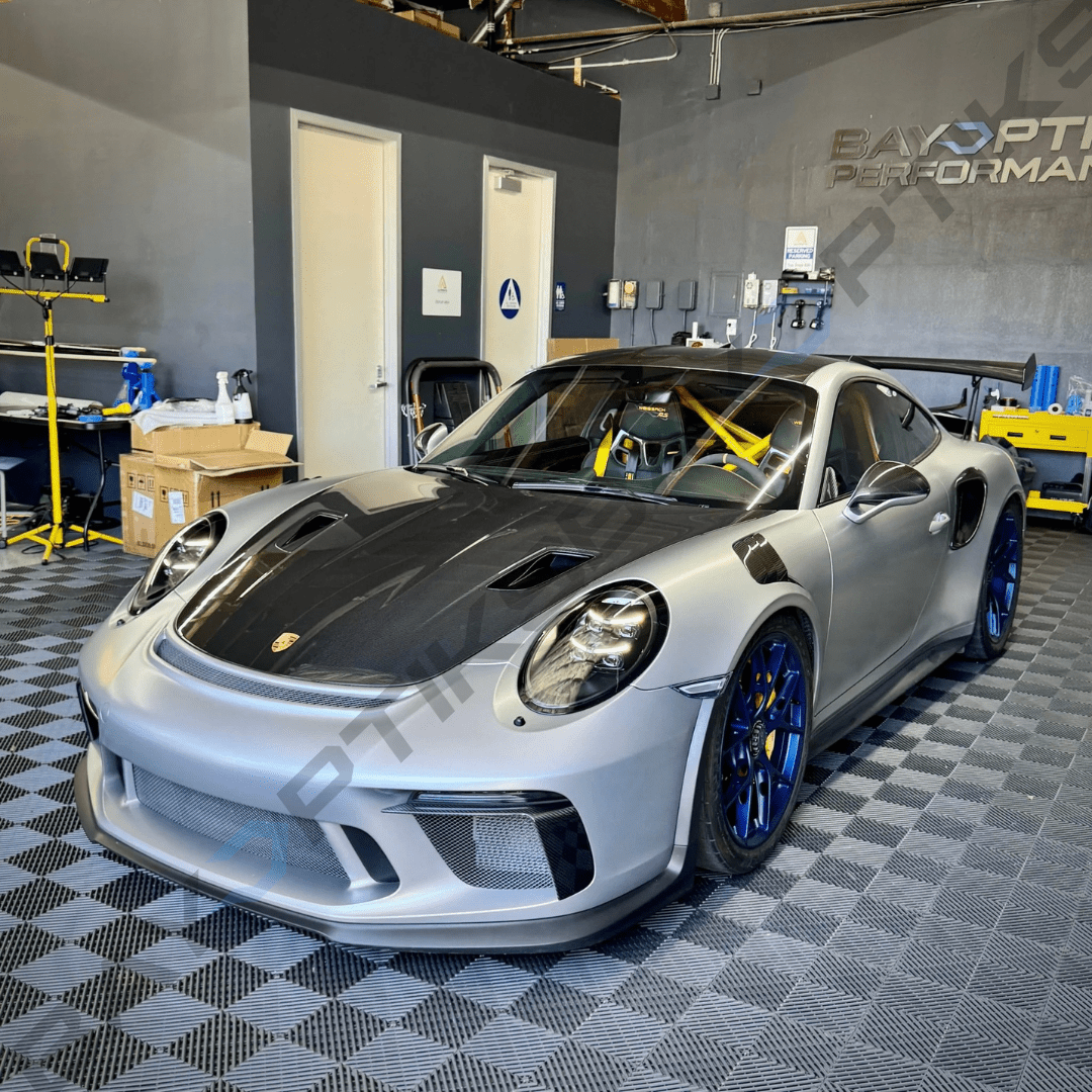 Porsche 991.1 991.2 911 992.2 Style Yellow/White Dual-Color DRL HD Matrix LED Headlights 2012–2019