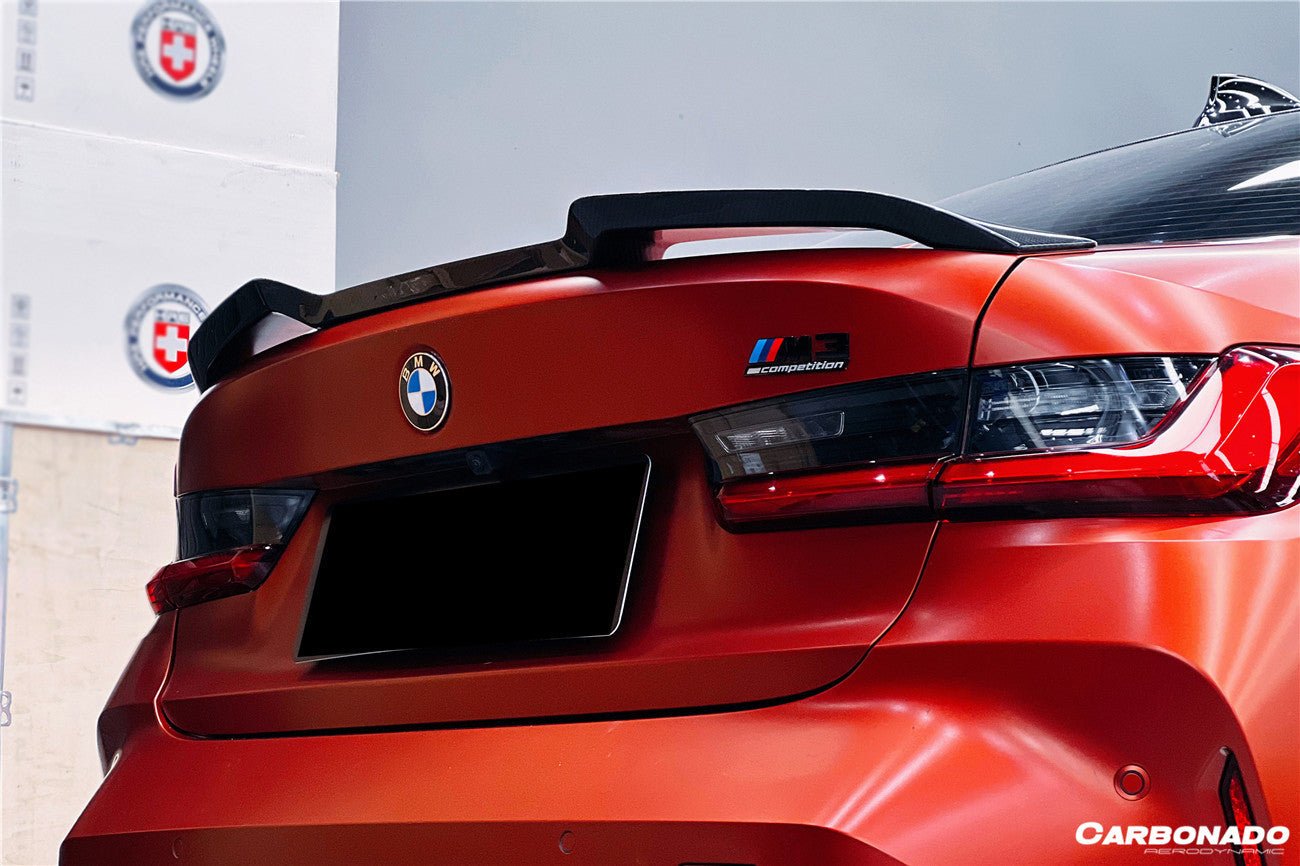2021-2025 BMW M3 G80 G20 VRS Style Carbon Fiber Trunk Spoiler