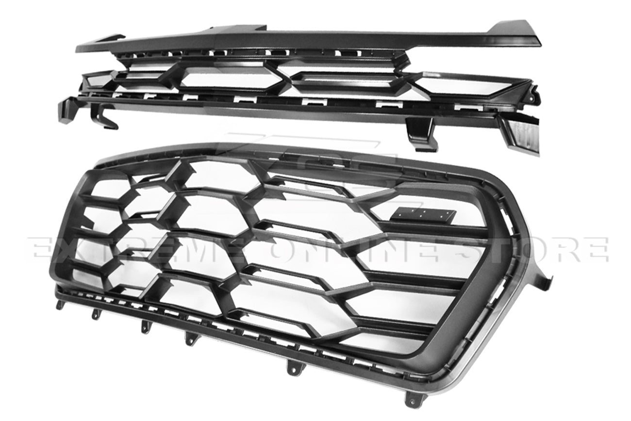 Chevrolet Camaro 6th Gen ZL1 1LE Style Unpainted Black Front Bumper Kit 2016-2024