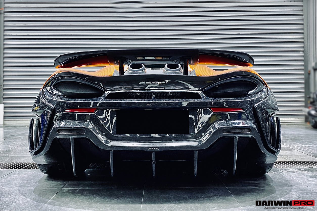 2018 - 2021 McLaren 600lt Carbon Fiber Rear Bumper