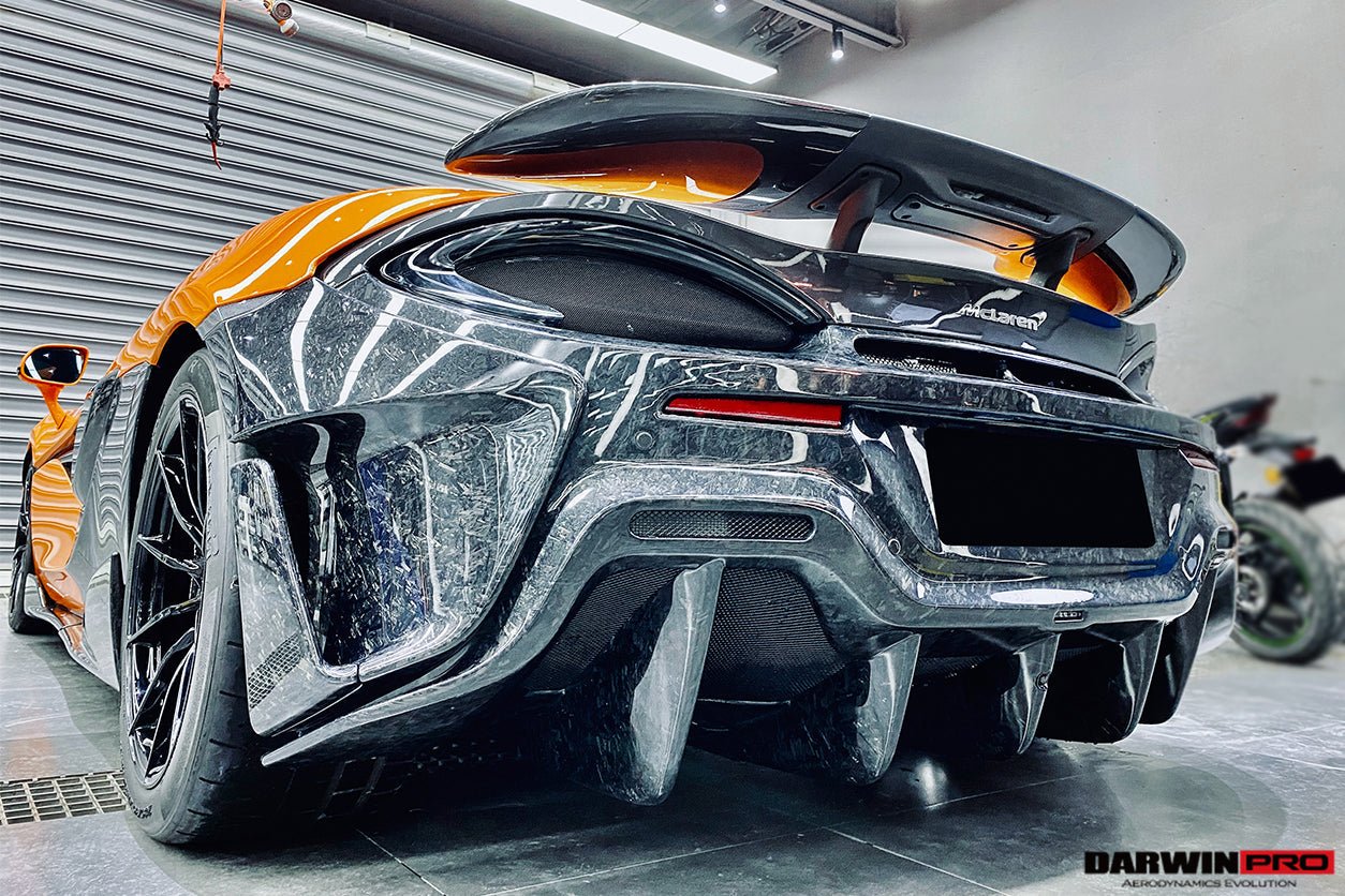 2018 - 2021 McLaren 600lt Carbon Fiber Rear Bumper