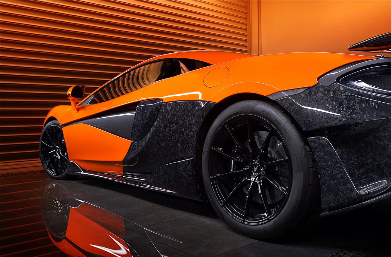 2015 - 2021 McLaren 600lt 540C 570S Cabon Fiber Side Skirts Under Board