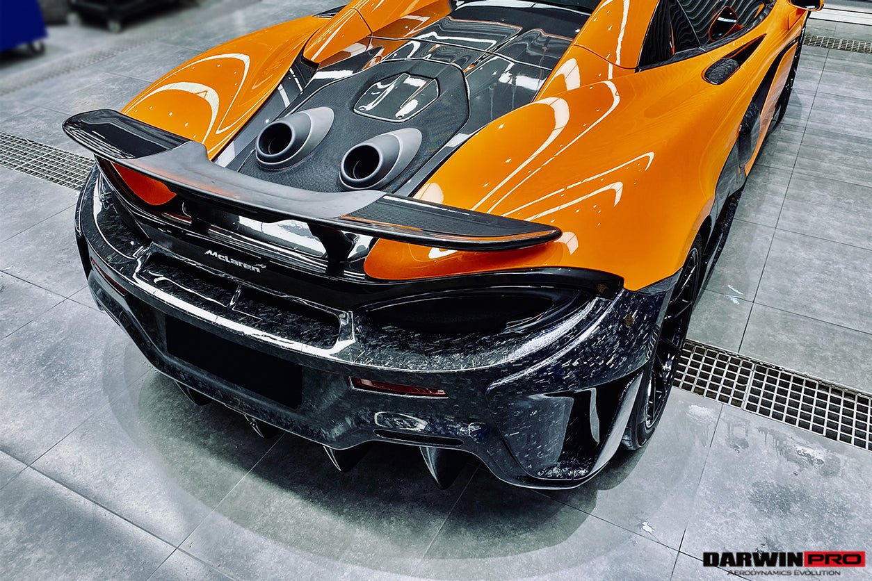 2018 - 2021 McLaren 600lt Carbon Fiber Rear Bumper Side Canards