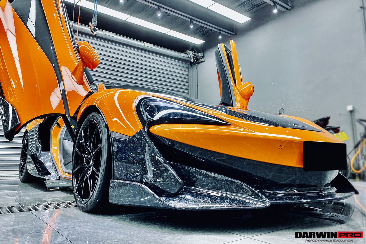 2018 - 2021 McLaren 600lt Carbon Fiber Front Bumper Side Splitter