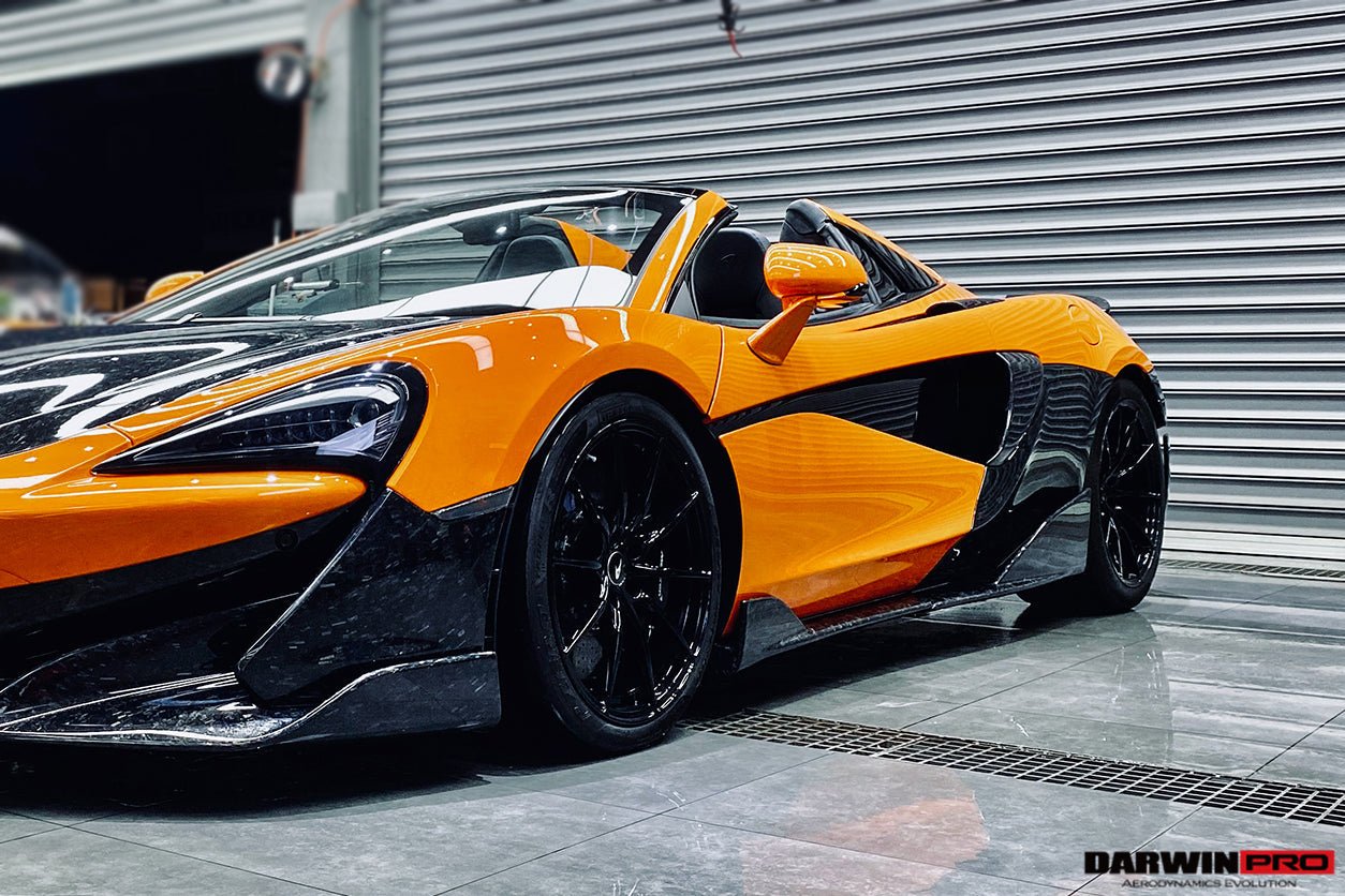 2015 - 2021 McLaren 600lt 540C 570S Cabon Fiber Side Skirts Under Board
