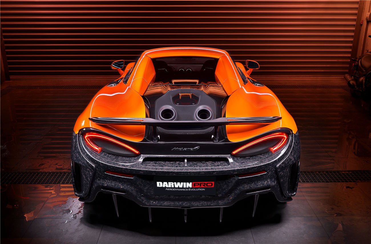 2018 - 2021 McLaren 600lt Carbon Fiber Rear Bumper Side Canards