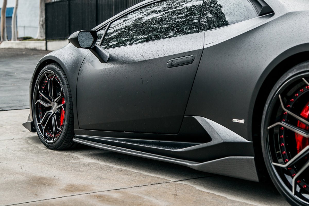 2015 - 2019 Lamborghini Huracan LP610&LP580 AYP Style Carbon Fiber Side Skirts Under Board