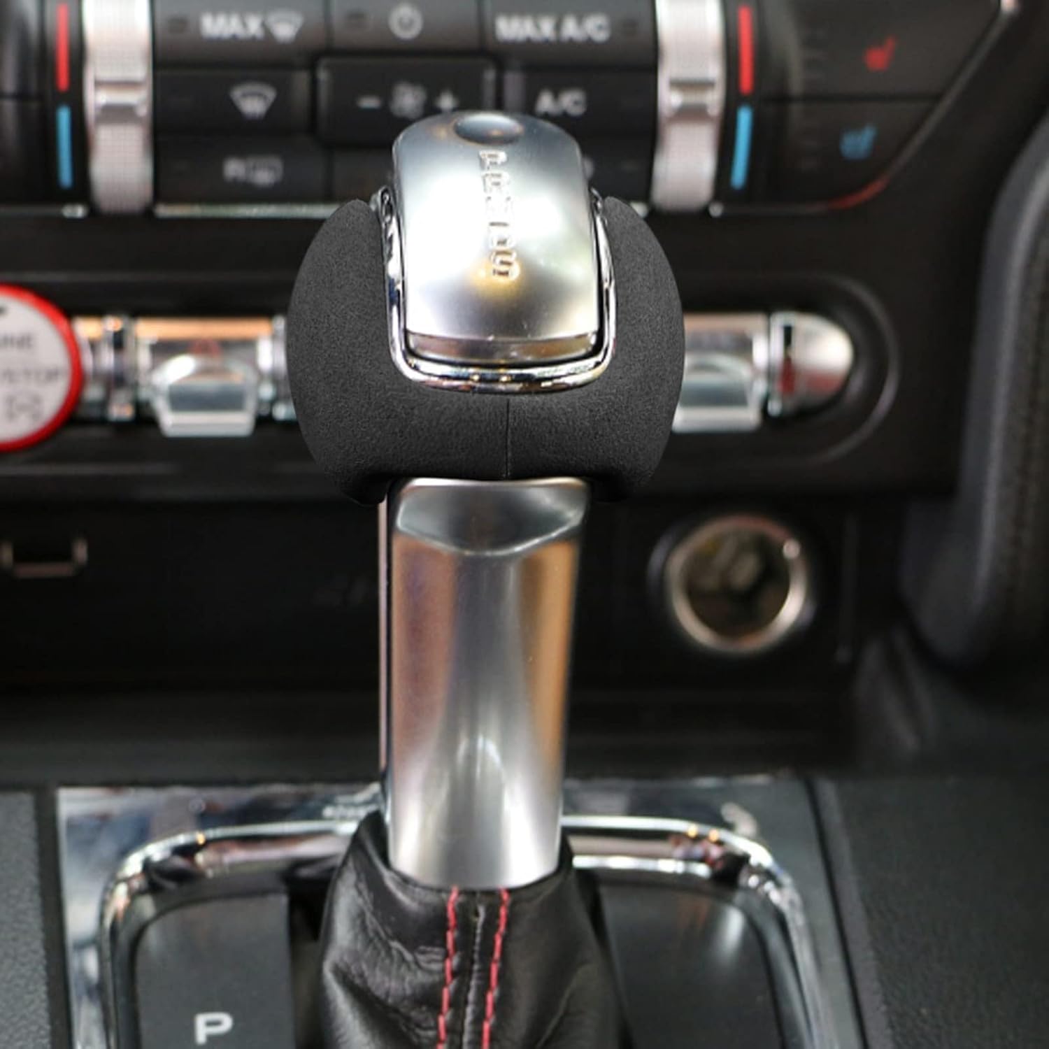 Ford Mustang Alcantara Gear Shift Knob Head Cover 2015-23