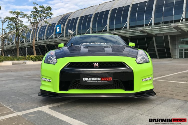 2012 - 2016 Nissan GTR R35 DBA NSM Style Partial Carbon Fiber Front Lip