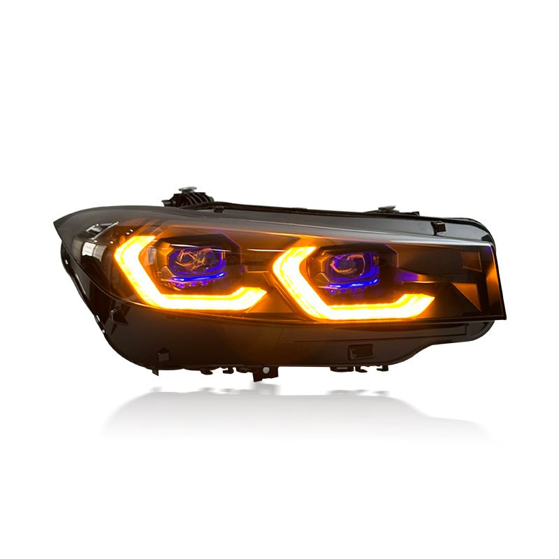 BMW LCI G20 Laser Style LED Headlights CSL Yellow/White 2023 - 2025