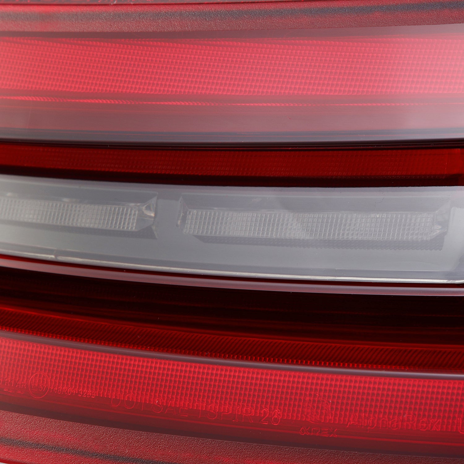 Porsche 911 991.1 NOVA-Series Prismatic LED Tail Lights Red Smoke 2012-2016