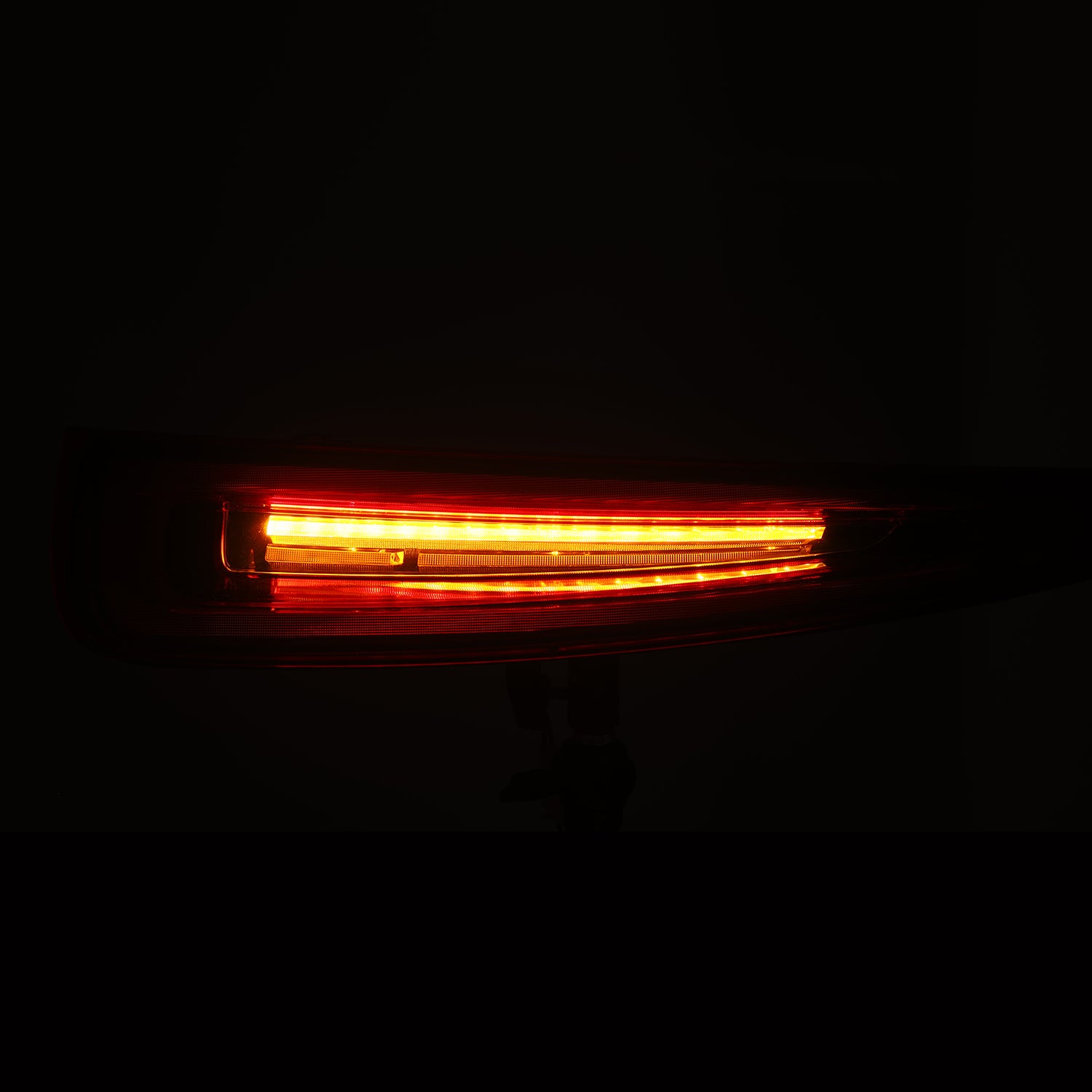Porsche 911 991.1 NOVA-Series Prismatic LED Tail Lights Red Clear 2012-2016