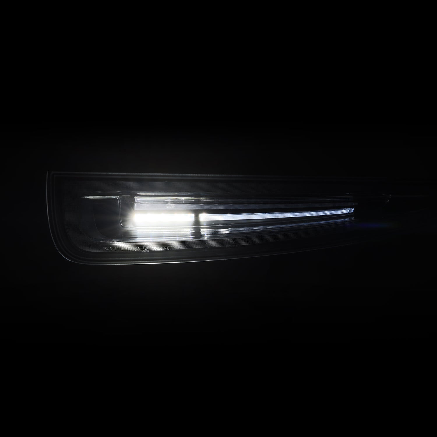 Porsche 911 991.1 NOVA-Series Prismatic LED Tail Lights Black Clear 2012-2016