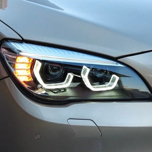  7 シリズF01F02 730i ヘッドライト LED Modern LCI Style LED Headlights F01 7 Series (2007 - 2015) – Bayoptiks