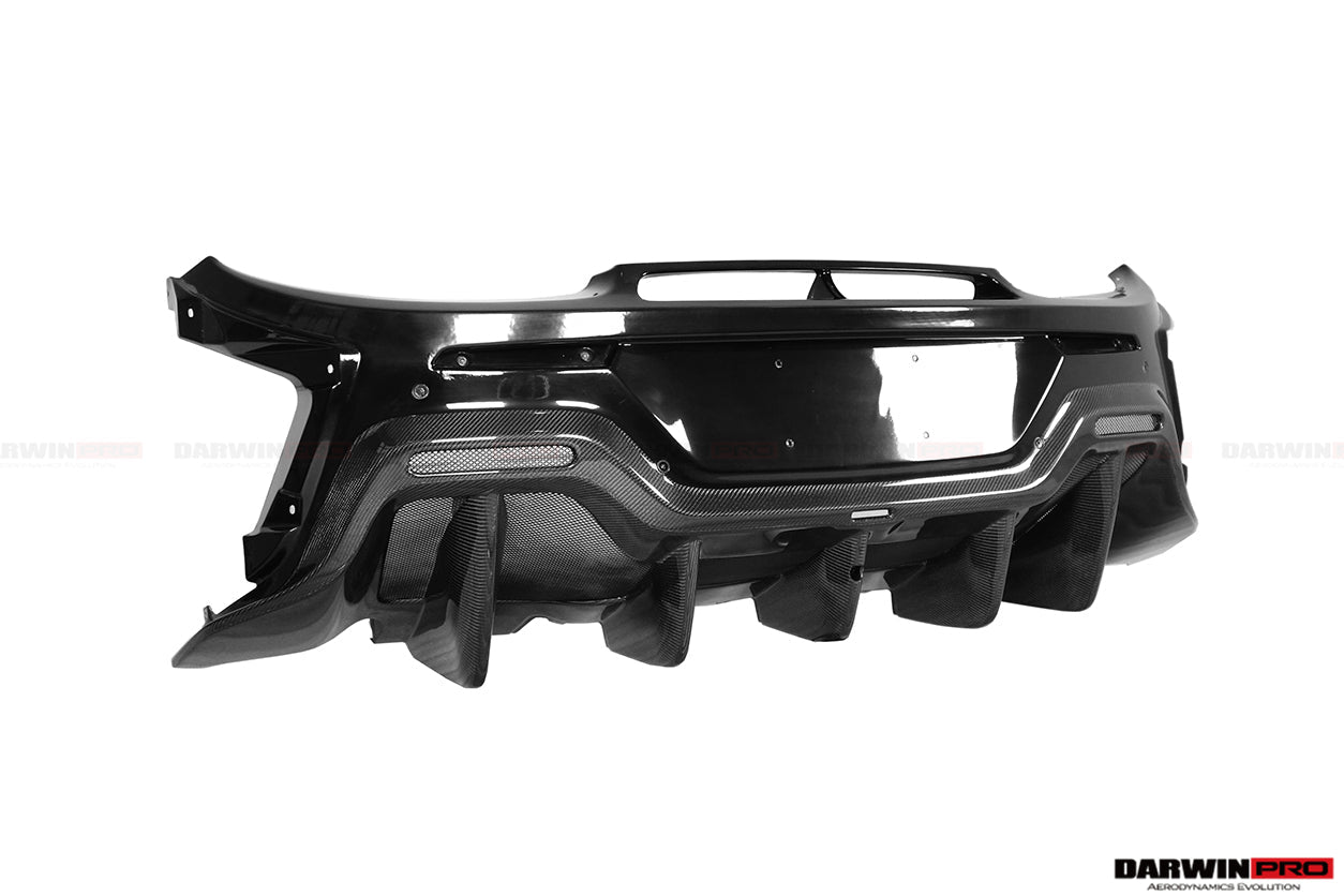 2018 - 2021 McLaren 600lt Carbon Fiber Rear Bumper