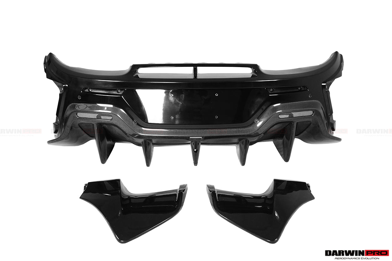 2018 - 2021 McLaren 600lt Carbon Fiber Rear Bumper