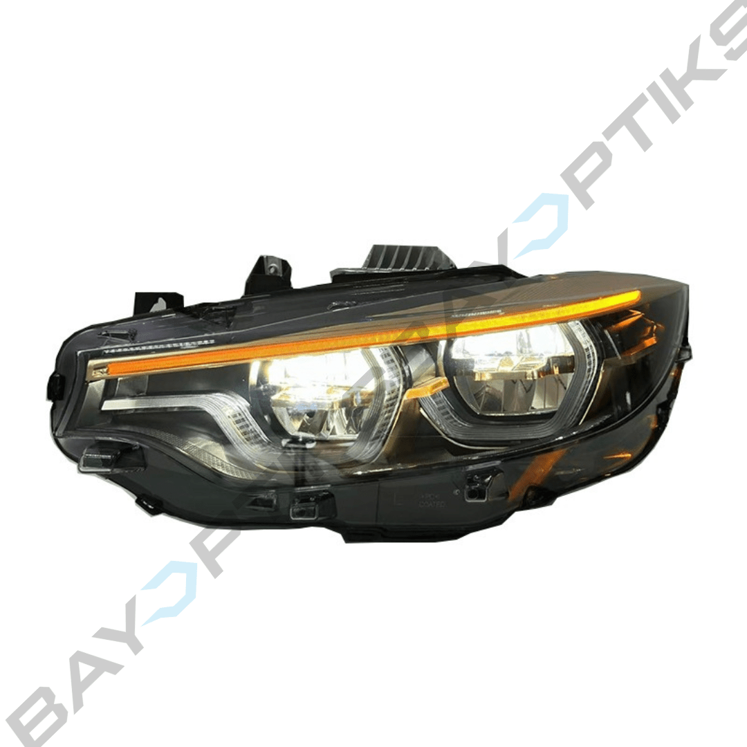 BMW F80 F82 F32 Ikon Style Tri Color CSL Golden Version LED Headlights 2014-2017