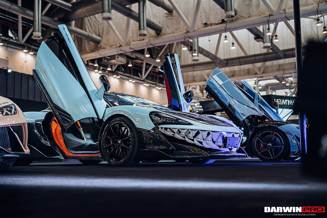 2018 - 2021 McLaren 600lt Carbon Fiber Front Lip Side Splitter