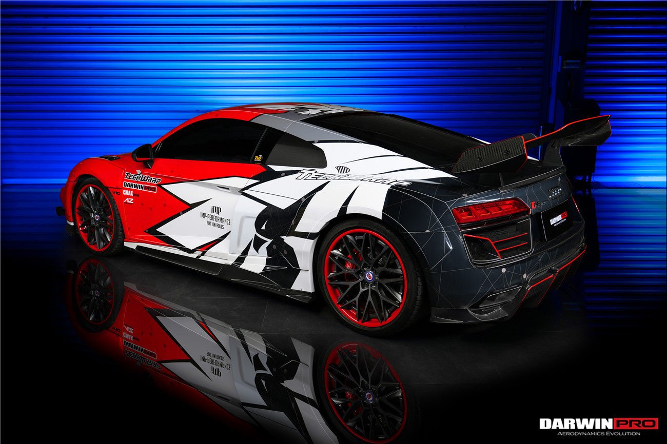 2016 - 2018 Audi R8 Coupe/Spyder iMPII Carbon Fiber Side Skirts Add on