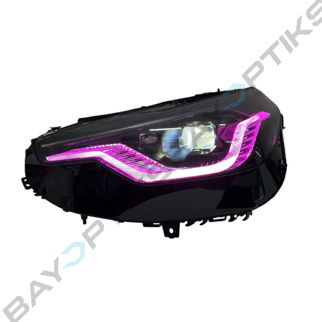 BMW G42 2 Series Black Shadow RGB DRL LED Headlights 2022-2026