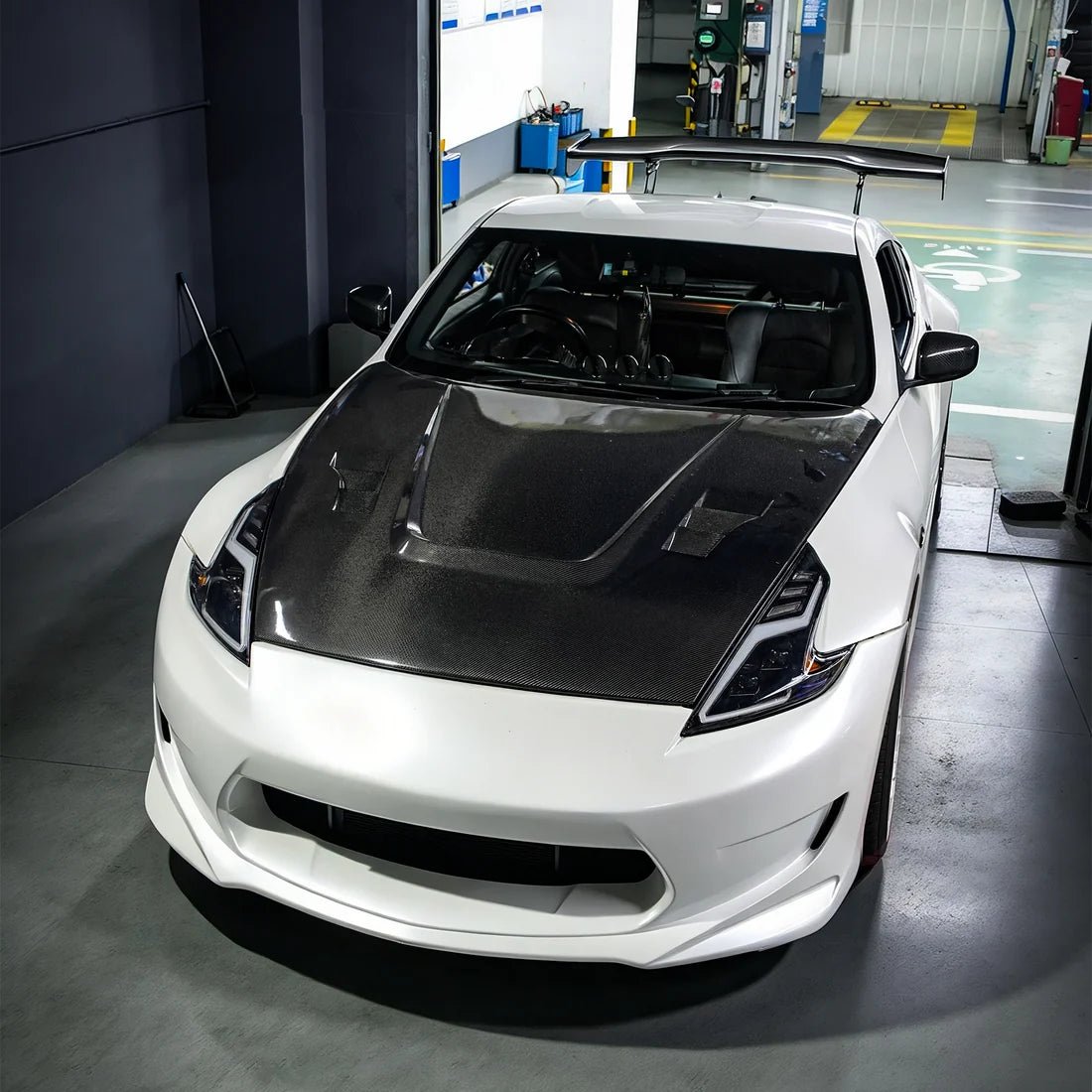 Nissan 370Z Fairlady Z Z34 Full LED Headlights with Startup Animation DRL 2008-2020