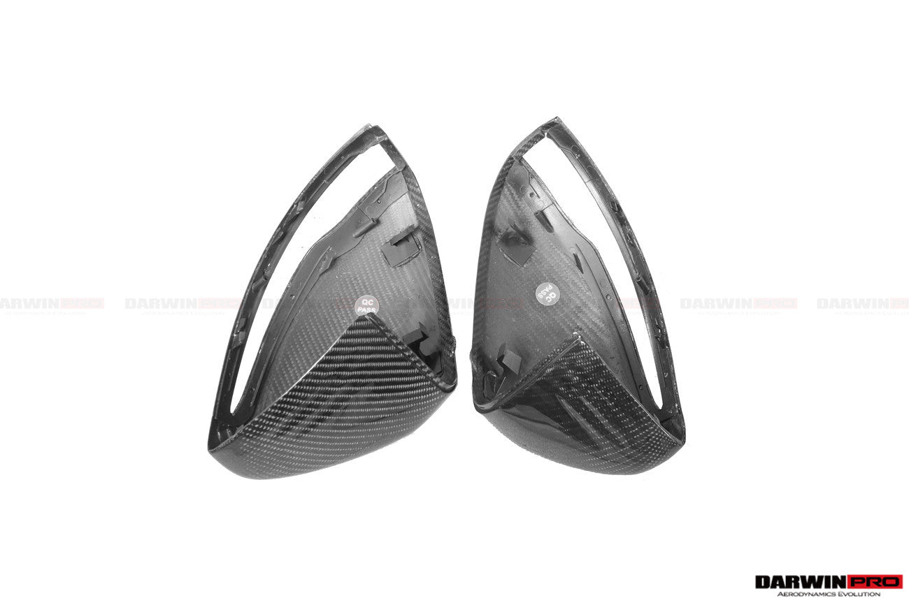2014 - 2021 Mercedes Benz C-Class W205/ S-Class W222 C217/ E-Class W213 2/4 Door Dry Carbon Fiber Mirror Housing Replacement