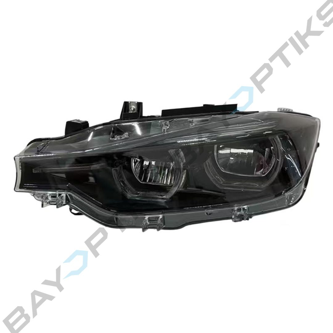 BMW F30 F31 F35 3 Series Black Shadow RGB DRL LED Headlights 2013-2019