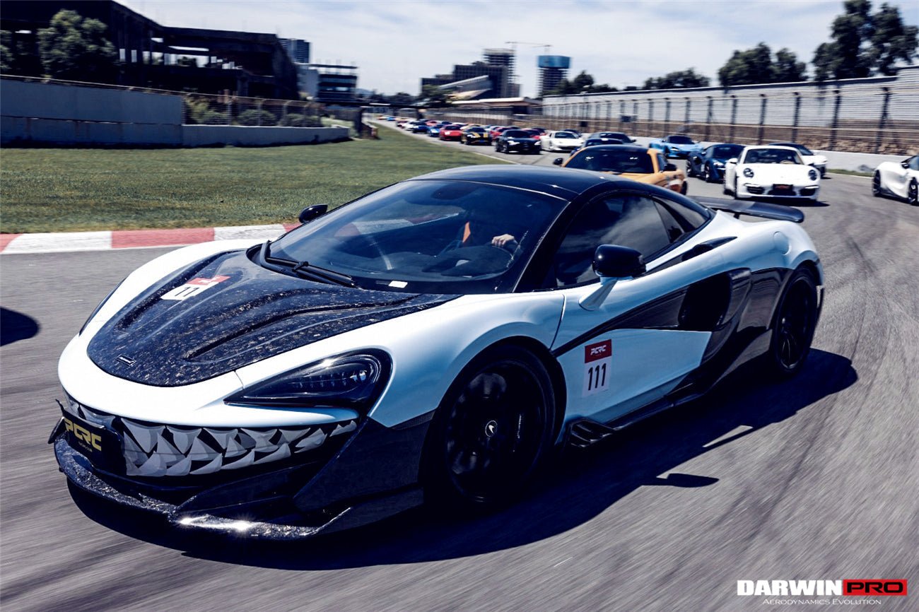 2018 - 2021 McLaren 600lt Carbon Fiber Front Lip Side Splitter