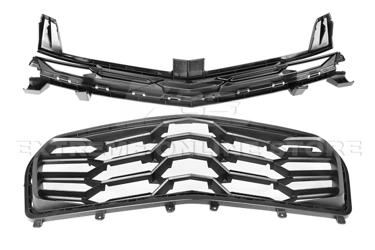 Chevrolet Camaro 6th Gen ZL1 1LE Style Unpainted Black Front Bumper Kit 2016-2024