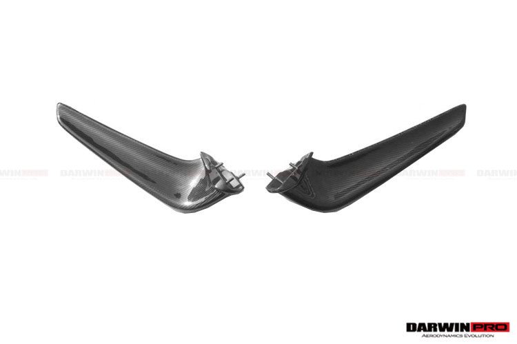 2010 - 2015 Ferrari 458 Coupe/Spyder Carbon Fiber Front Canards